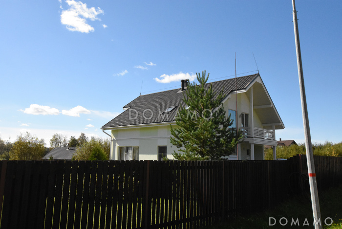 Проект каркасного дома с угловой террасой