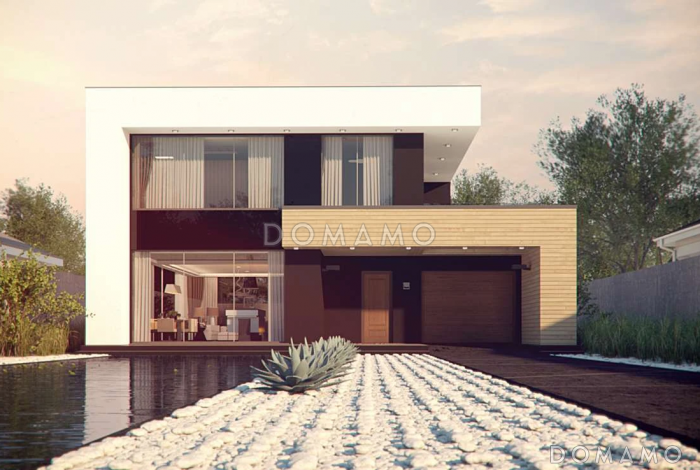 Проект дома из газобетона с 4 спальнями и большой гостиной, адаптированный для сейсмозоны