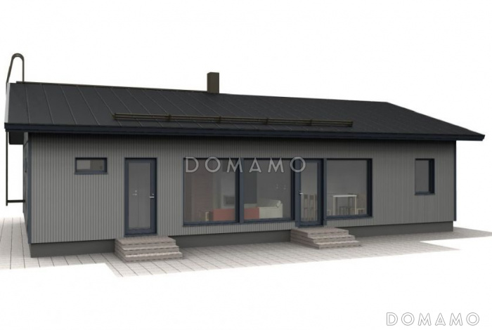 Проект уютного каркасного дома