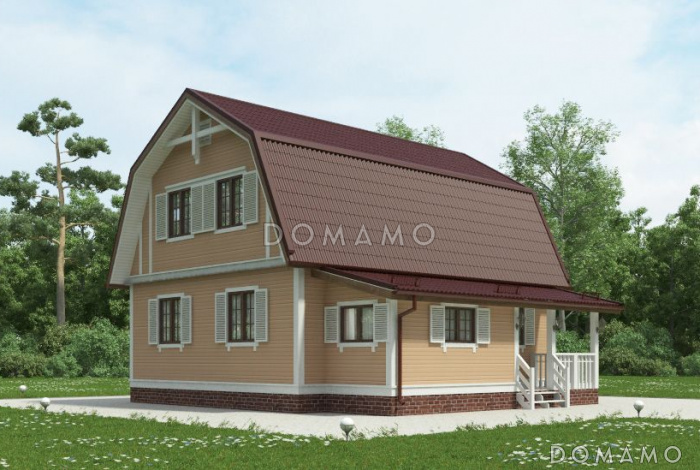 Проект дома с логичной планировкой внутреннего пространства