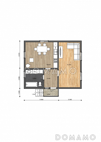 Лесник / План 1 этажа