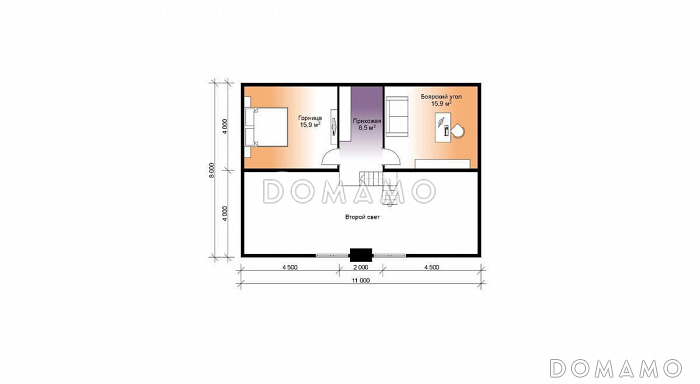 Сочи / План мансардного этажа