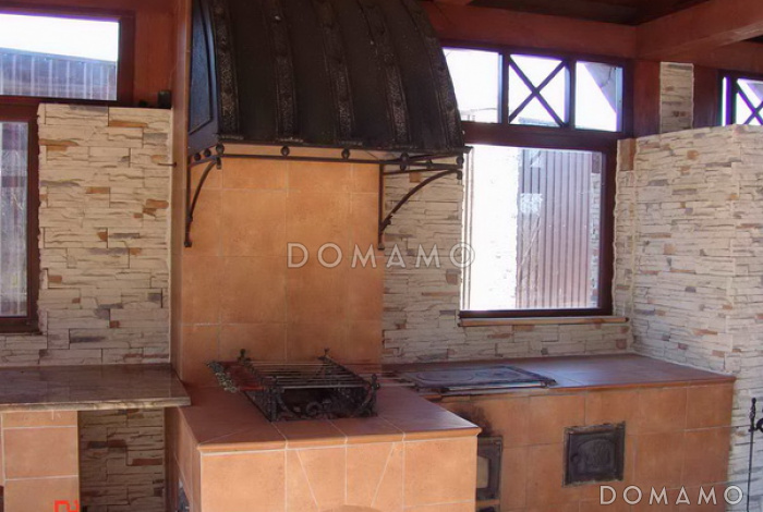 Проект беседки c мангалом