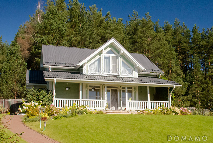 Проект дома с мансардой из пеноблоков