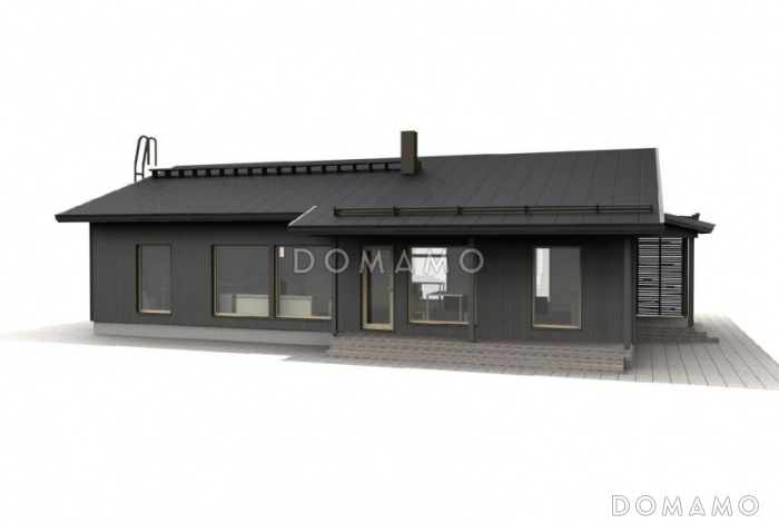 Проект каркасного дома с 9х14