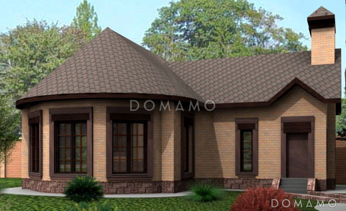 Проект бассейна под шатровой кровлей, с подвалом и тренажерной в мансарде