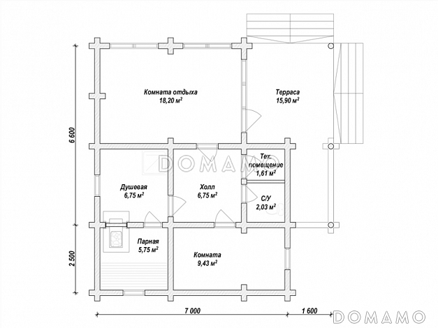 K-227 / План 1 этажа