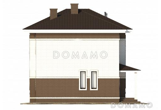 Проект коттеджа с удобной планировкой / Фасад 4