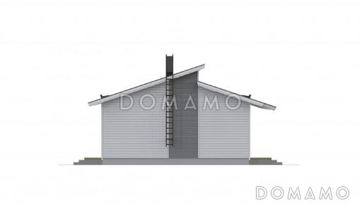 Проект каркасного дома до 150 кв.м / Фасад 1