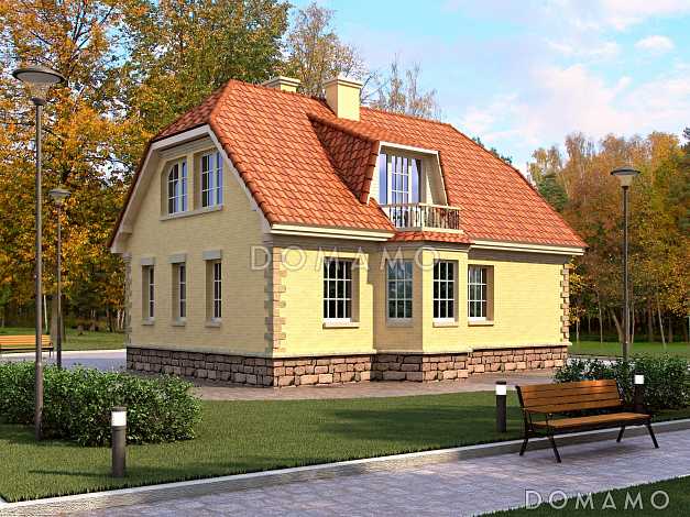 Проект дома в европейском стиле с подвалом