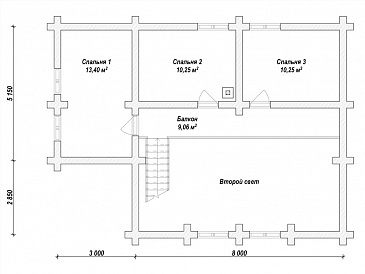 N-144 / План 2 этажа