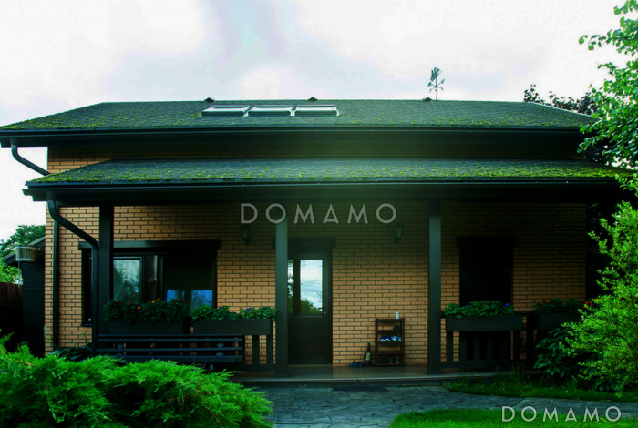 Проект бани из пеноблоков с мансардным этажом