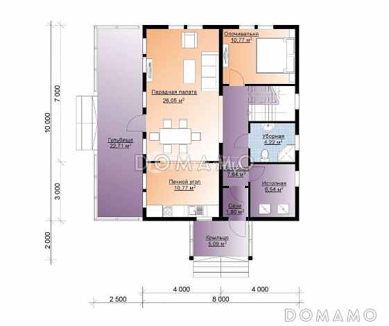 Донецк / План 1 этажа