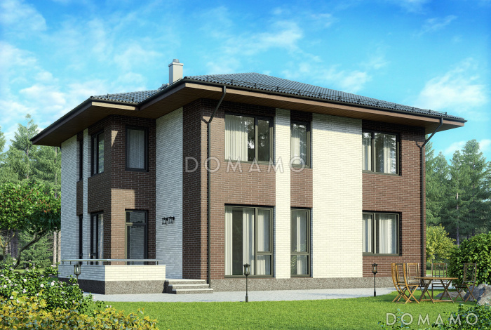 Проект двухэтажного дома из СИП панелей