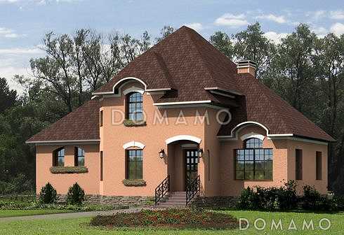 Проект дома с мансардой