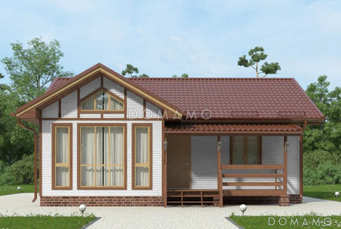 Проект изысканного каркасного дома