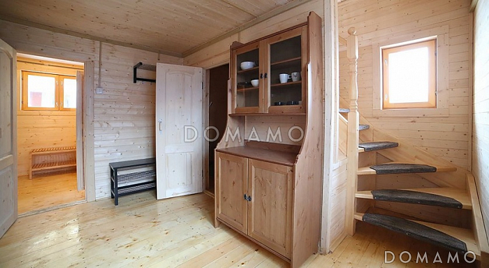 Проект каркасной бани 6х5 с мансардой