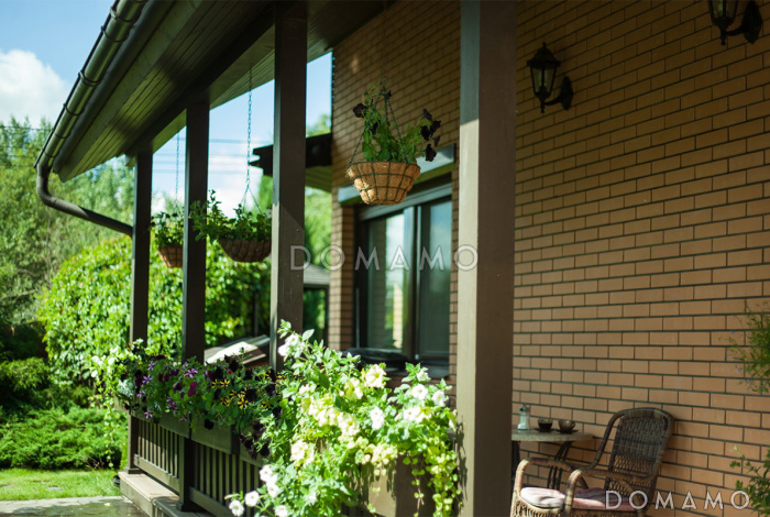 Проект каркасного дома с постирочной на мансардном этаже