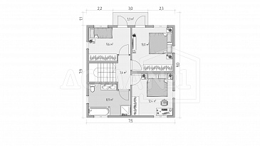 Торонто / План 2 этажа