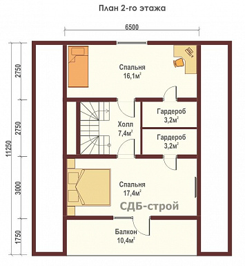 ДБР15 / План 2 этажа