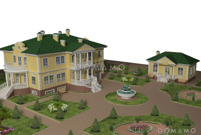 Проект дома с сауной