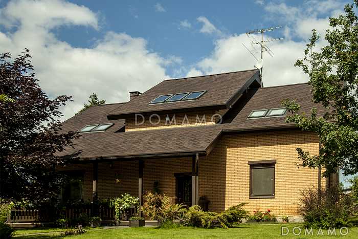 Проект кирпичного дома с постирочной на мансардном этаже